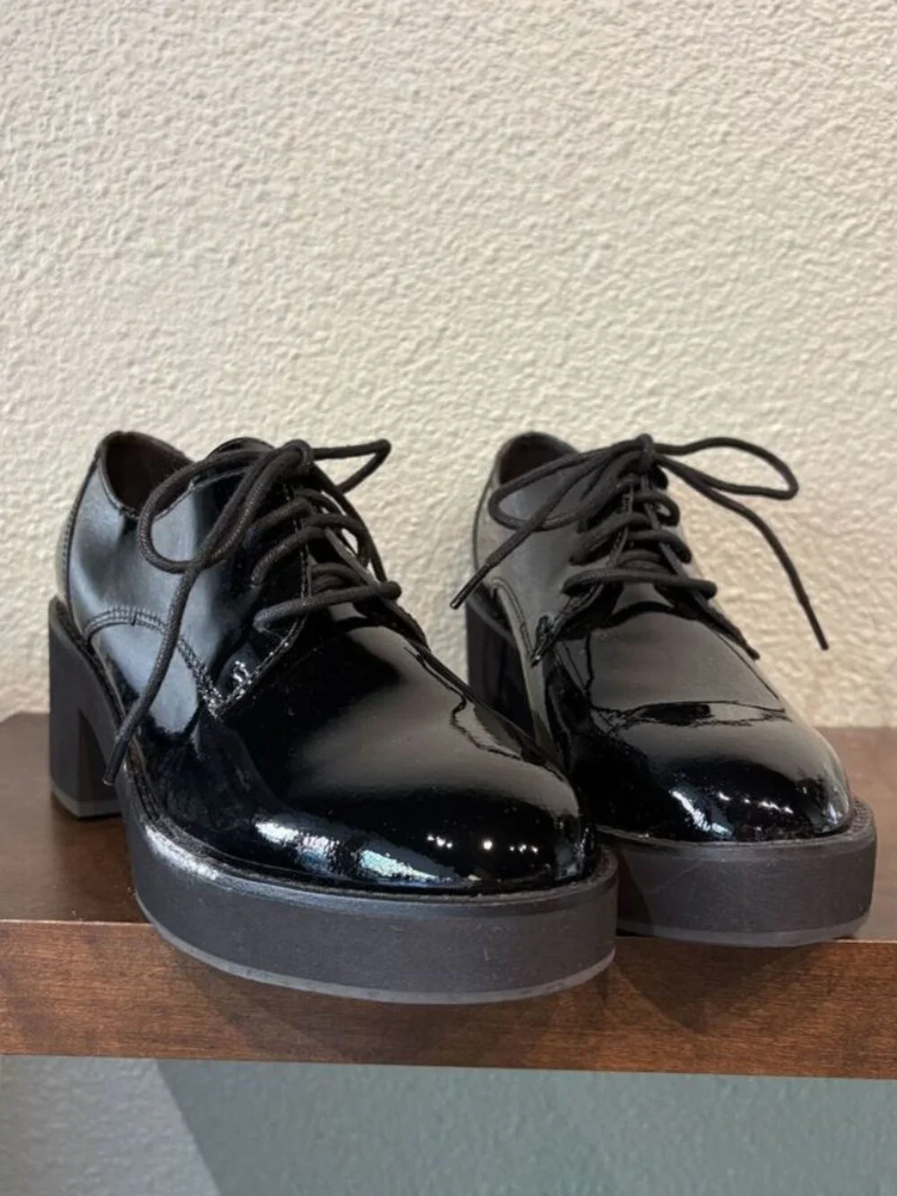 Eileen Fisher Judd Oxford Black Patent